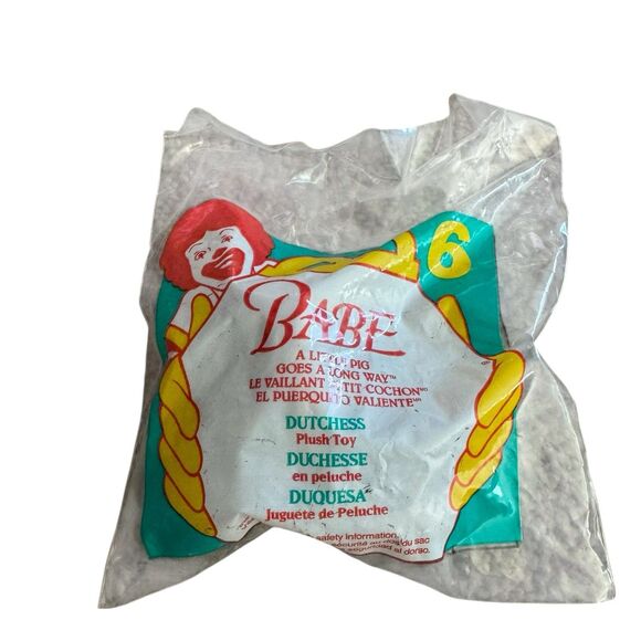 McDonald's Other - McDonald's‎ 1995 Happy Meal Toy #6 Dutchess Cat Plush SEALED